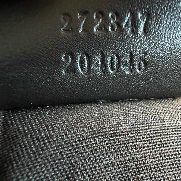 GUCCI GG Supreme Dark Brown Canvas and Leather Tote - Picture 10 of 16